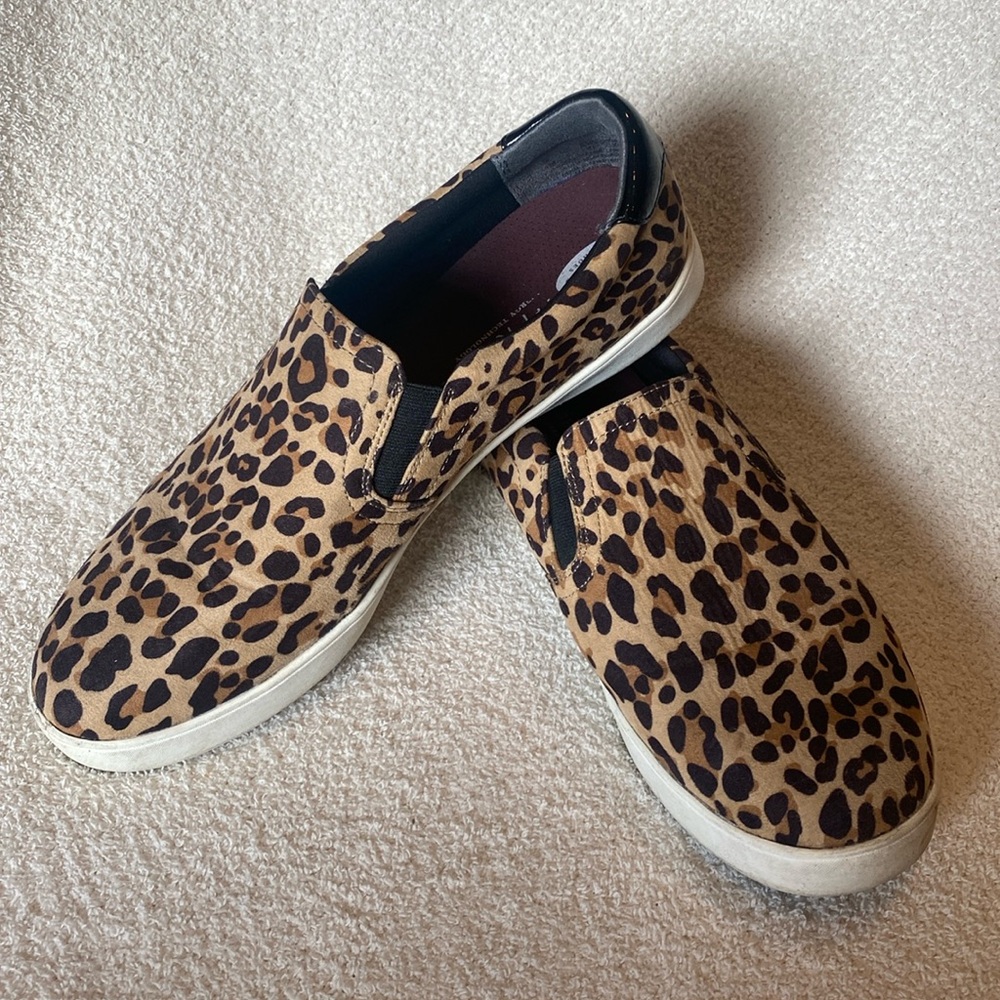 Leopard Slip On Sneakers
